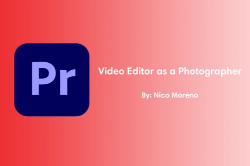 Video Editor as a Photographer