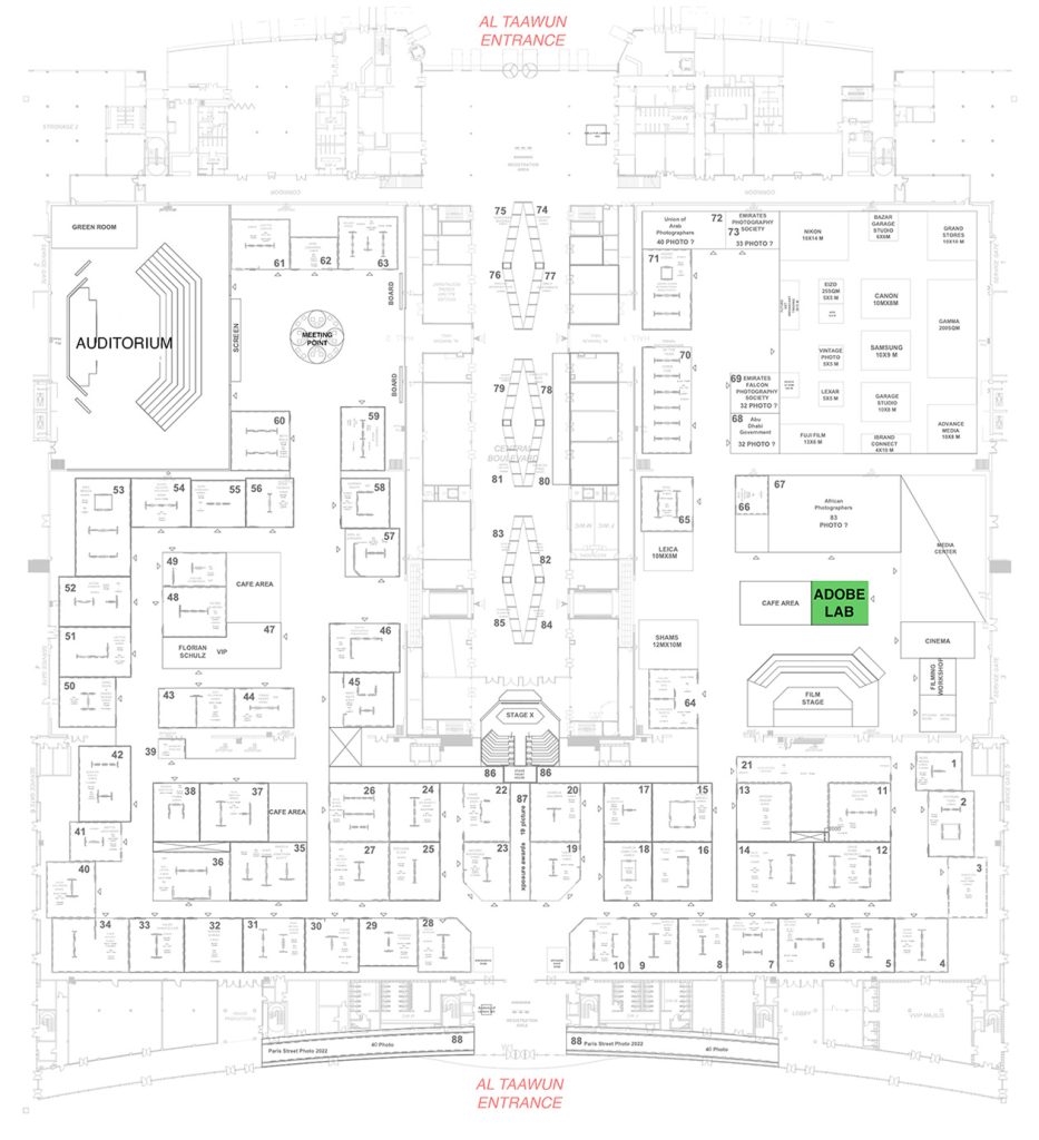 Adobe Lab Location at Xposure